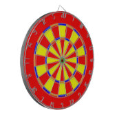 Het vuur brandt dartbord (Voorkant Links)