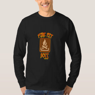 Het vuur gooit een perfect thema en een geweldig p t-shirt