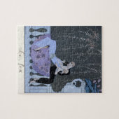 Het vuur, illustratie voor "Fetes Galantes" door P Legpuzzel (Horizontaal)