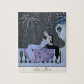 Het vuur, illustratie voor "Fetes Galantes" door P Legpuzzel (Verticaal)