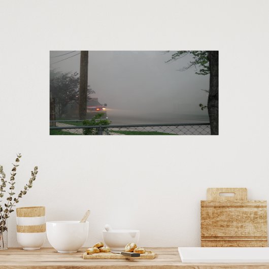 Het vuur poster (Keuken)