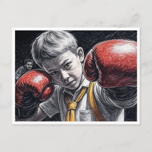 "Het vuur van binnen" Briefkaart (Voorkant)