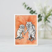 Het vuur van de geest, Louis Wain Briefkaart (Staand voorkant)