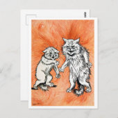 Het vuur van de geest, Louis Wain Briefkaart (Voorkant / Achterkant)