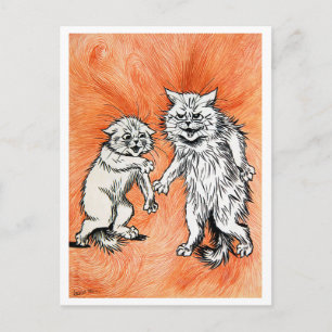 Het vuur van de geest, Louis Wain Briefkaart