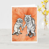 Het vuur van de geest, Louis Wain Kaart (Gele Bloem)