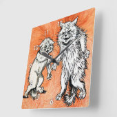 Het vuur van de geest, Louis Wain Vierkante Klok (Hoek)