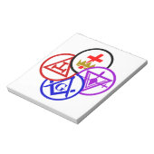 Het Vuurrad van de Rite van York Notitieblok (Linkerzijde)