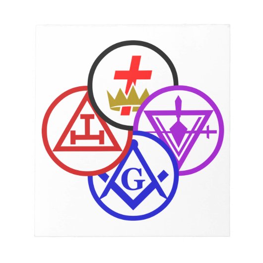 Het Vuurrad van de Rite van York Notitieblok (Voorkant)