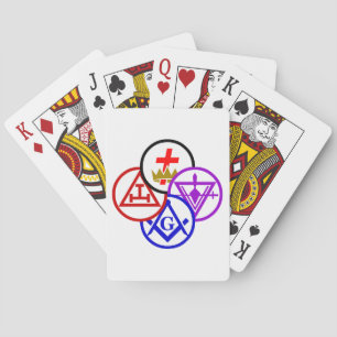 Het Vuurrad van de Rite van York Pokerkaarten