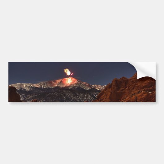 Het Vuurwerk van de Nieuwe Dag van Jaren op de bov Bumpersticker (Voorkant)
