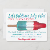 Het Vuurwerk van de Pop van de Raket van de Vierde Kaart (Voorkant)