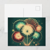 Het Vuurwerk van de terugkeer over het Briefkaart  (Voorkant / Achterkant)