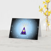 Het vuurwerk van Diwali - Kaart (Gele Bloem)