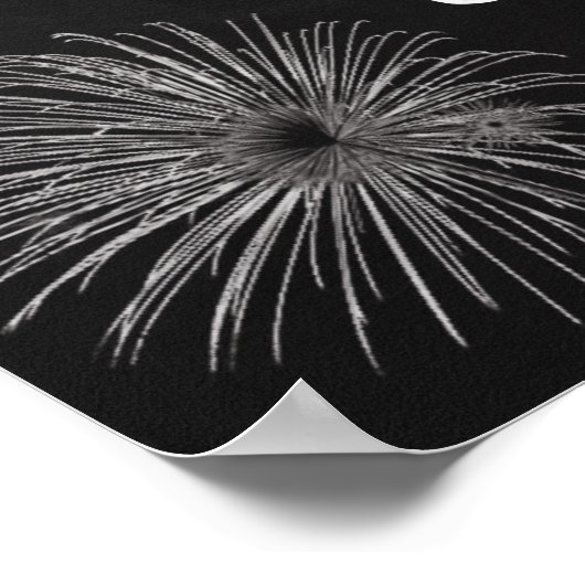 Het Vuurwerk van het Tuurteken van de Band laat de Poster (Hoek)