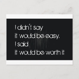 Het waard briefkaart