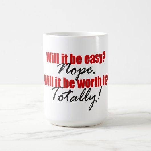 Het waard! koffiemok (Center)