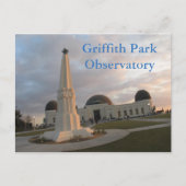 Het Waarnemingscentrum van het Park van Griffith Briefkaart (Voorkant)