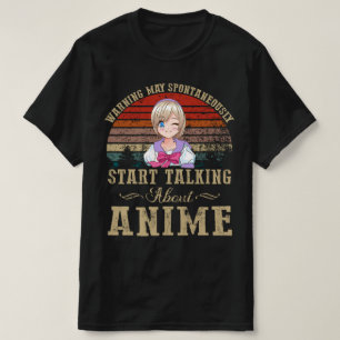 Het waarschuwen kan spontaan Begin Talking animati T-shirt