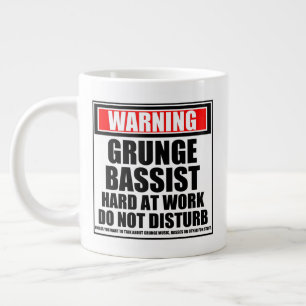 Het waarschuwen van de Grunge steun hard op het we Grote Koffiekop