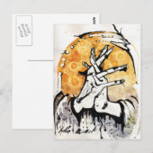 Het wachten briefkaart (Voorkant / Achterkant)