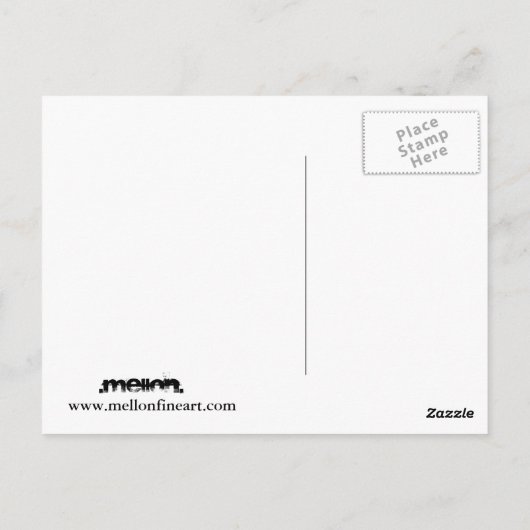 Het wachten briefkaart (Achterkant)