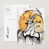 Het wachten briefkaart (Voorkant / Achterkant)