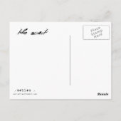 Het wachten briefkaart (Achterkant)