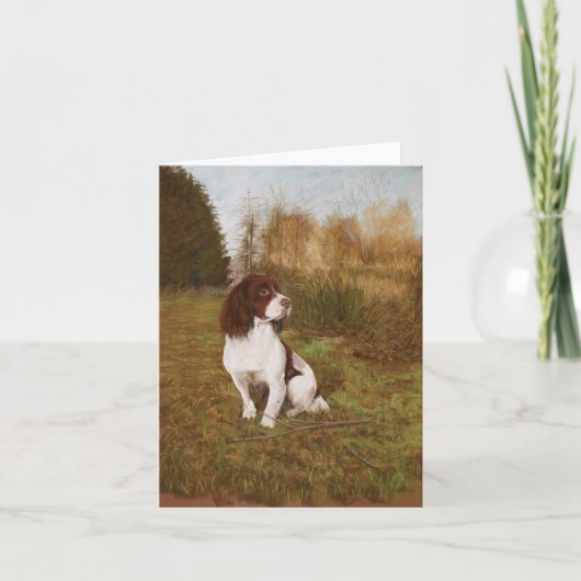 Het wachten in het bos kaart (Voorkant)