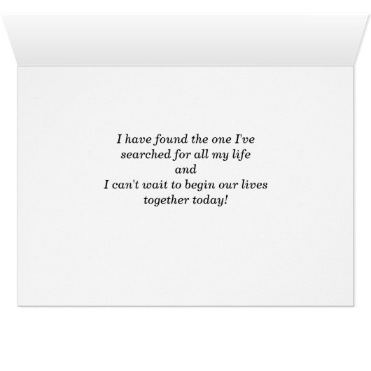 Het wachten is over een pre-Wedding Kaart (Binenzijde Horizontaal (Onderkant))