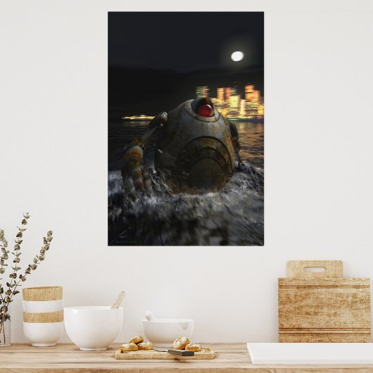 Het wachten is voorbij... poster (Keuken)