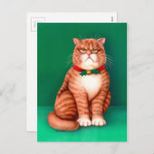 Het wachten op de Klauwen van de Kerstman Feestdagenkaart (Voorkant / Achterkant)