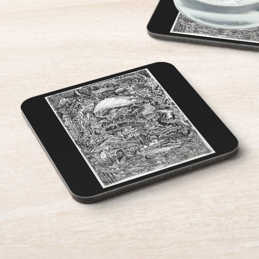 Het wachten op de Maelstrom Bier Onderzetter (Linkerzijde)