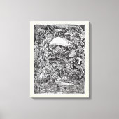 Het wachten op de Maelstrom Canvas Afdruk (Voorkant)