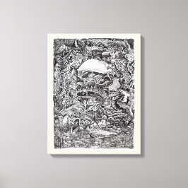 Het wachten op de Maelstrom Canvas Afdruk