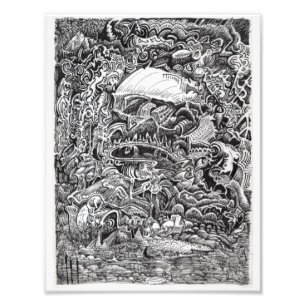 Het wachten op de Maelstrom Foto Afdruk