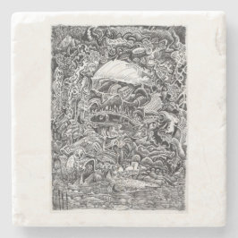 Het wachten op de Maelstrom Stenen Onderzetter