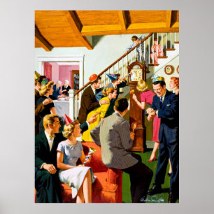 Het wachten op een nieuwjaar poster