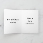 Het wachten op Kerstman Feestdagen Kaart (Binnen)