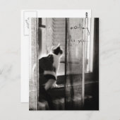 Het wachten op u - Briefkaart (Voorkant / Achterkant)