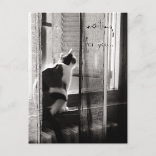 Het wachten op u - Briefkaart