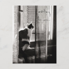 Het wachten op u - Briefkaart