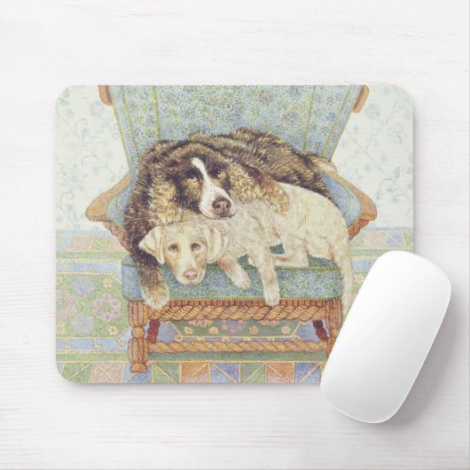 Het wachten spel muismat (Met muis)