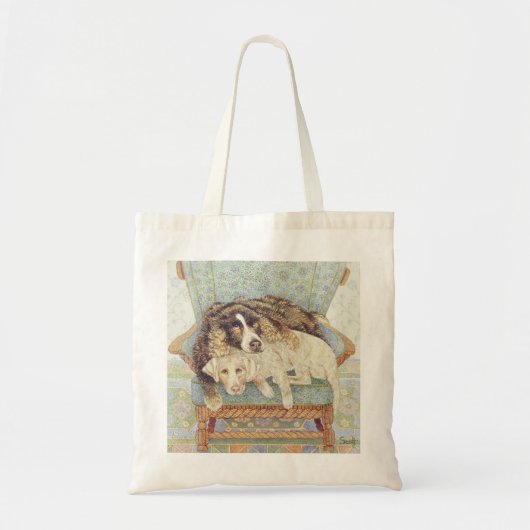 Het wachten spel tote bag (Voorkant)