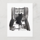 Het Wachten van Corgi Briefkaart (Voorkant)