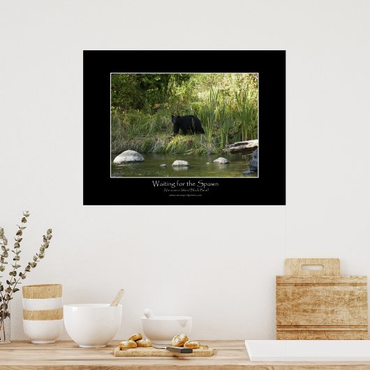 HET WACHTEN VOOR DE SPAWN Fotodruk Poster (Keuken)