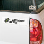 Het Wachtte De Waarde NZ Bumpersticker (Op Truck)