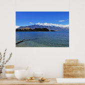 Het Wakatipu-meer en de "Remarkables" Poster (Keuken)