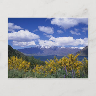 Het Wakatipu-meer en de Remarkables, Queenstown, Briefkaart