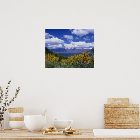 Het Wakatipu-meer en de Remarkables, Queenstown, Poster (Keuken)